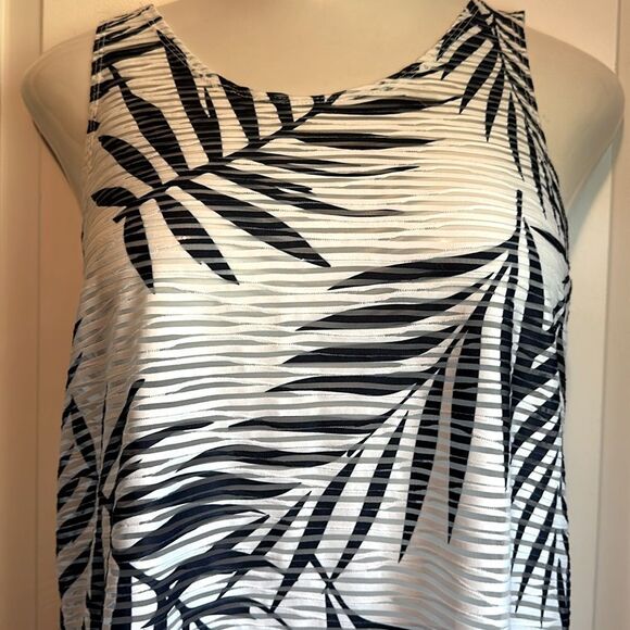 Portocruz  Leaf Print Swim Cover-Up - Small - Picture 5 of 7